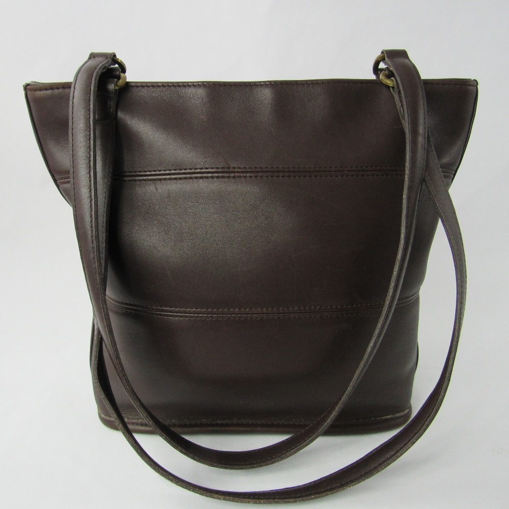 Coach Tote Bag Cowhide Leather A8C-9098 Vintage